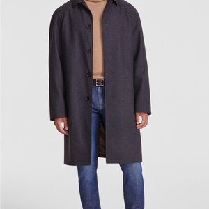 Michael Kors Dark Gray Trench Coat for Men